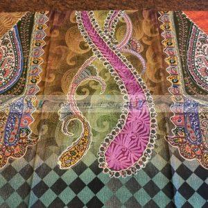 Silk and Cotton Mixed local scarf/shawl