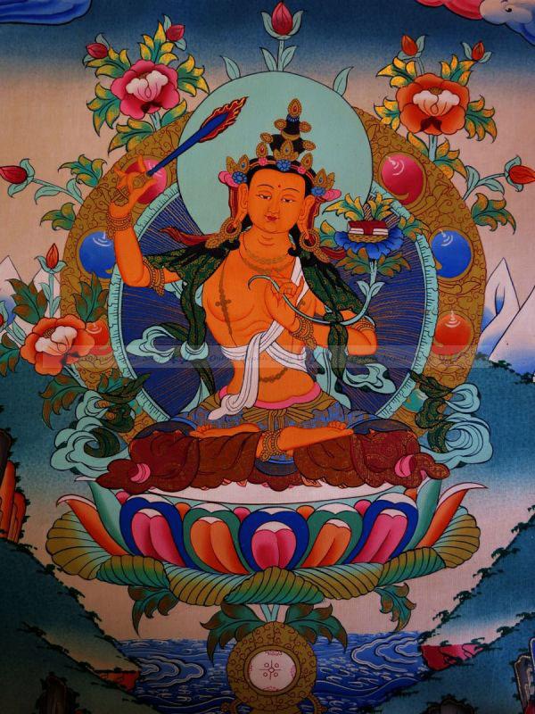 Tibetan Painting Manjushree Thangka - Image 2