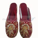 Velvet Embroidered Shoes