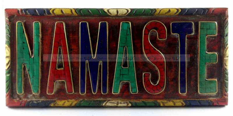 Wooden Painted Wall Hanging