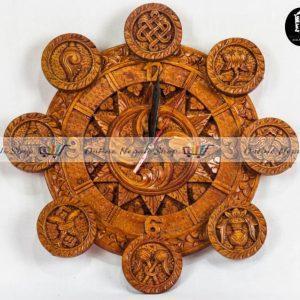 Wooden Watch With Astamangal