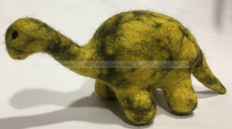 Handmade Woolen Felted Dinosaur Doll - Image 2