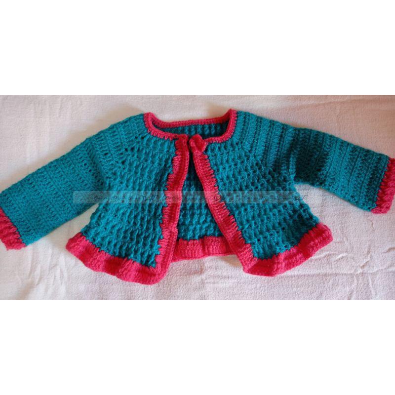 Woolen Baby Dress Set - Image 3