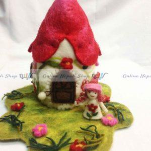 Woolen Felt Fairy House