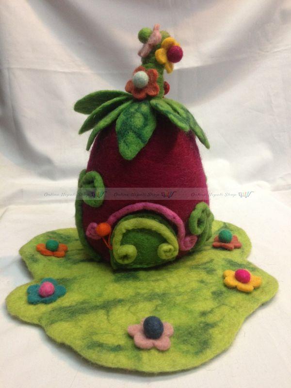 Woolen Felt Fairy House - Image 2