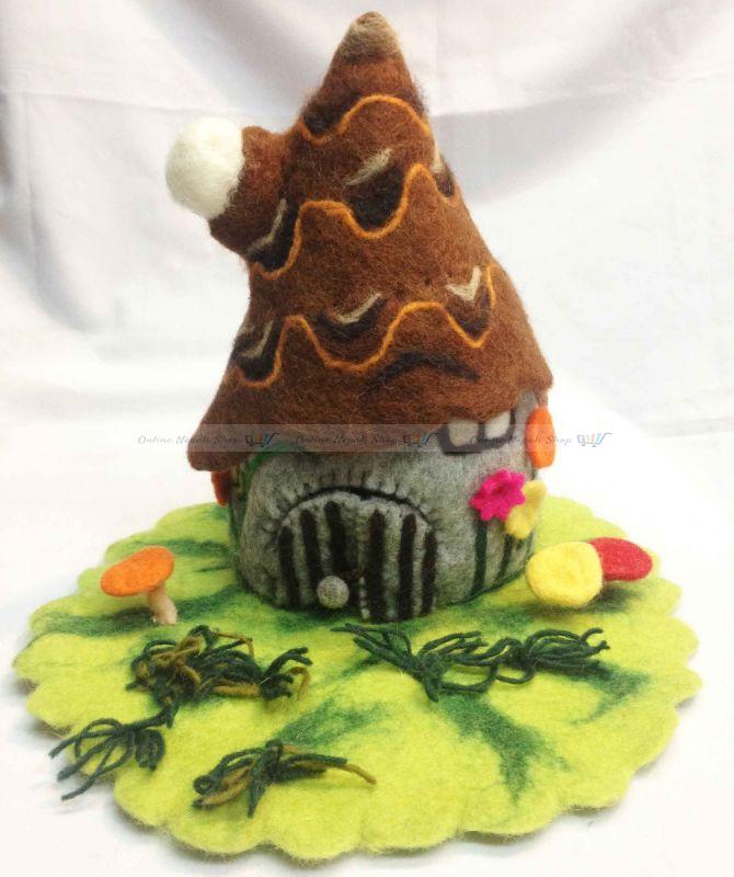 Woolen Felt Fairy House - Image 3