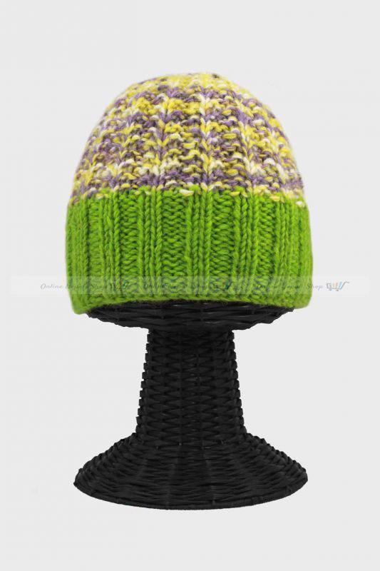 Pure Woolen Soft & Warm Multi-Colored Beanie Hat