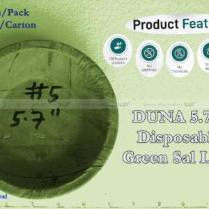 DUNA 5.7"  Disposable  Green Sal Leaf
